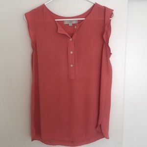 LOFT peach blouse